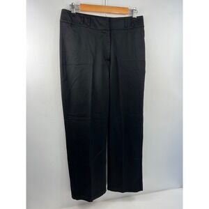 Izod Golf Pants Women's Size 6 Black Belted Front Zippered Pocket‎